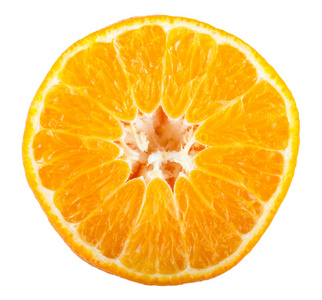 一半成熟橘