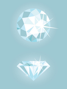 组的两个向量闪闪发亮的钻石