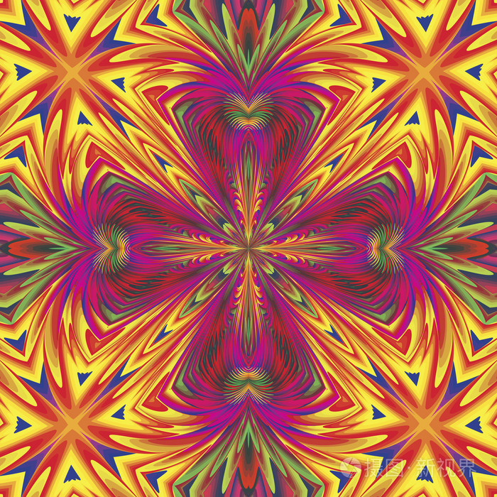 圣十字图案无缝的蔓藤花纹