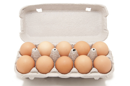 打开鸡蛋盒