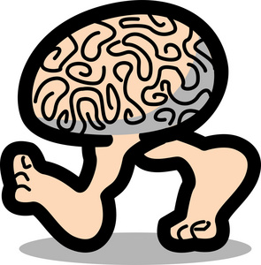 两条腿图标两条腿走路的天才大脑照片