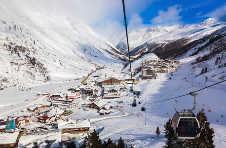 山滑雪度假村 obergurgl 奥地利