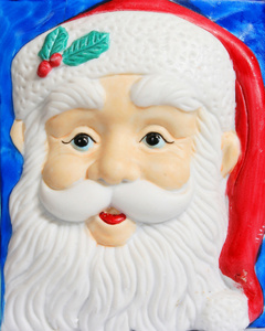 模型圣诞老人的脸图片