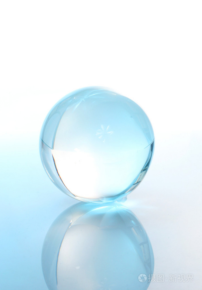 用反射的水晶球