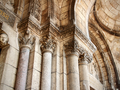 Interior architecture of Basilique du Sacr Cur paris
