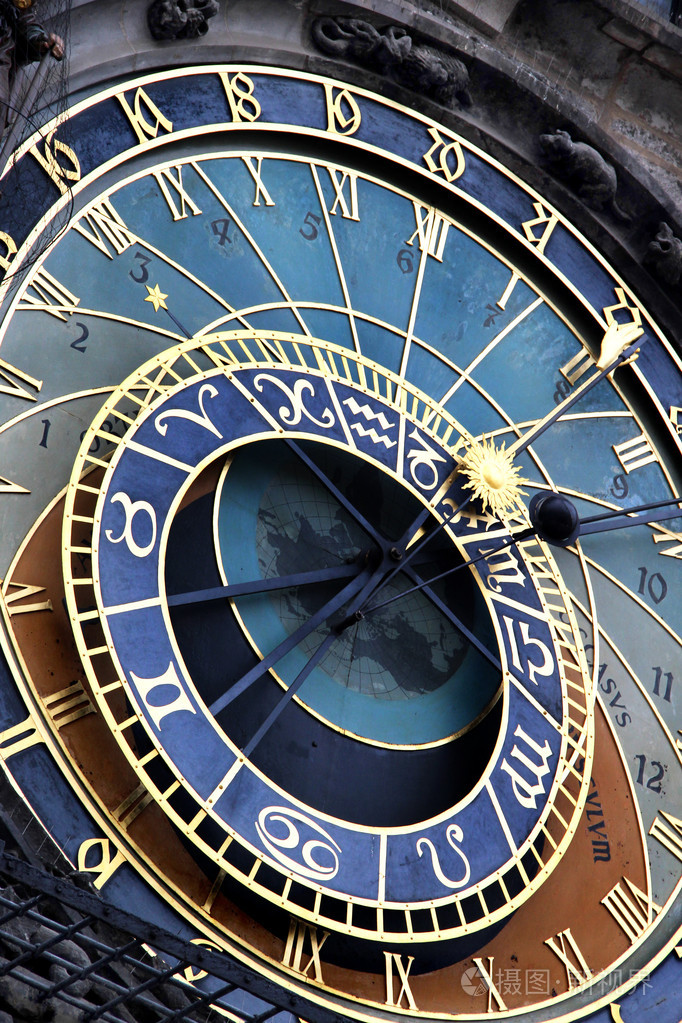 在布拉格天文钟