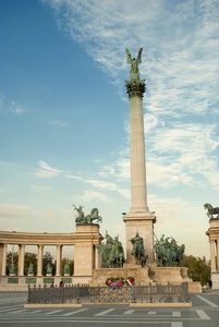 布达佩斯英雄广场匈牙利