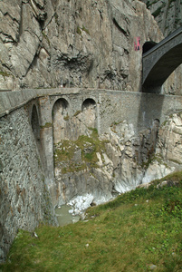 魔鬼的桥上瑞士阿尔卑斯山