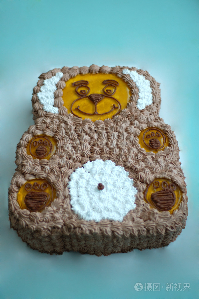 小熊蛋糕的形状