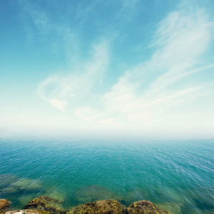 海和天空背景