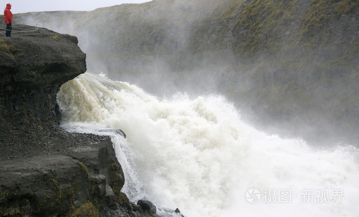 gullafoss 瀑布冰岛