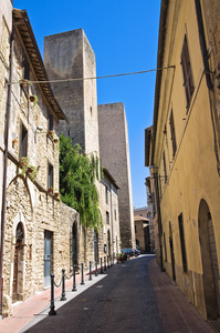 小巷。塔尔奎尼亚。拉齐奥。意大利