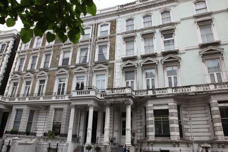 在伦敦的经典维多利亚时代房子