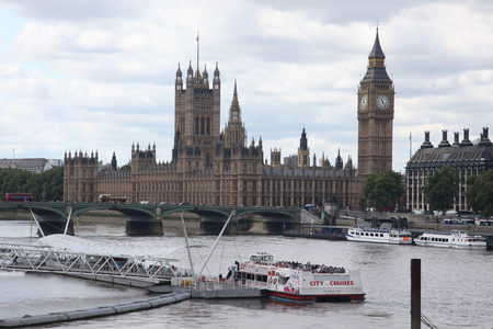 大本钟和伦敦，英国议会的房子