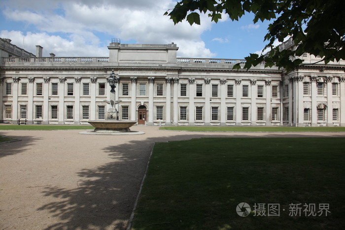 旧的皇家海军学院伦敦格林威治的英国