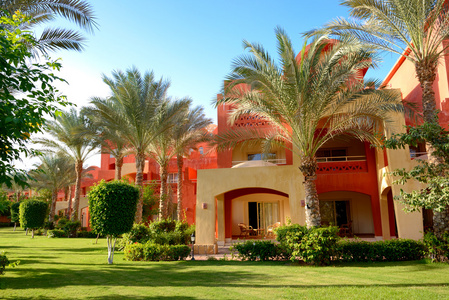 建筑和娱乐领域的豪华酒店，沙姆沙伊赫