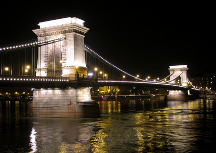 链桥和从布达佩斯，布达佩斯多瑙河