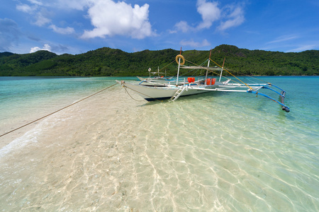 与船上的海景