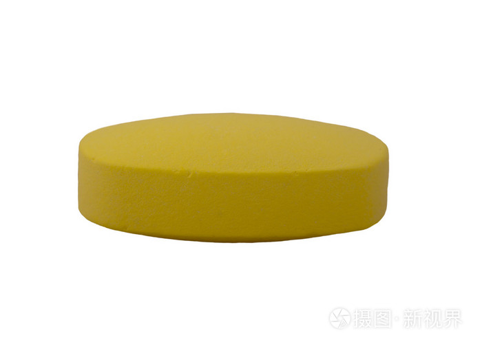 孤立在白色背景上的黄色丸照片 正版商用图片1b46hg 摄图新视界 孤立在白色背景上的黄色丸照片 正版商用图片1b46hg 摄图新视界