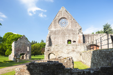 dryburgh 修道院 苏格兰边界 苏格兰的废墟