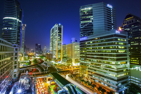 曼谷城市夜景