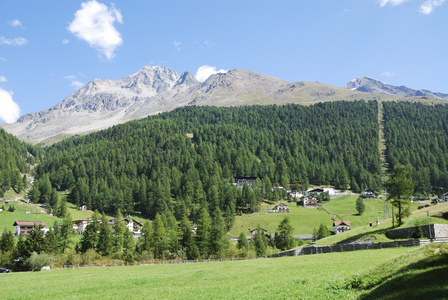 vinschgau 的阿尔卑斯山