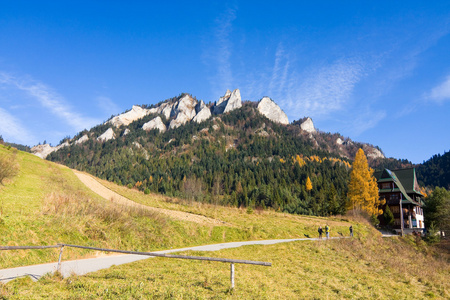 三个冠pieniny 波兰