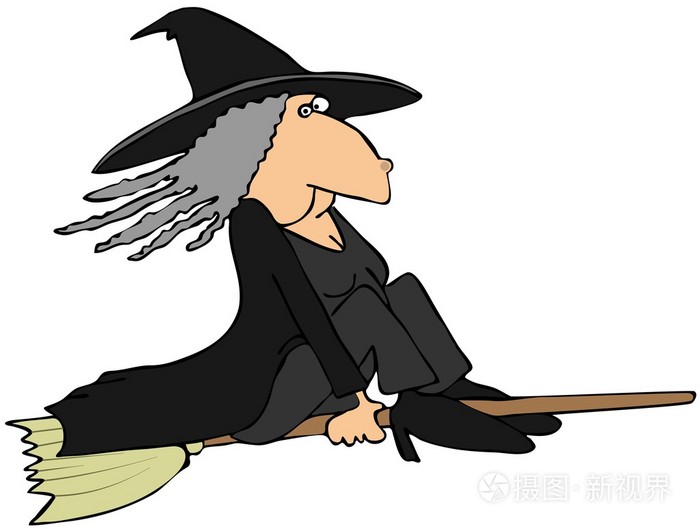 上一把扫帚的巫婆