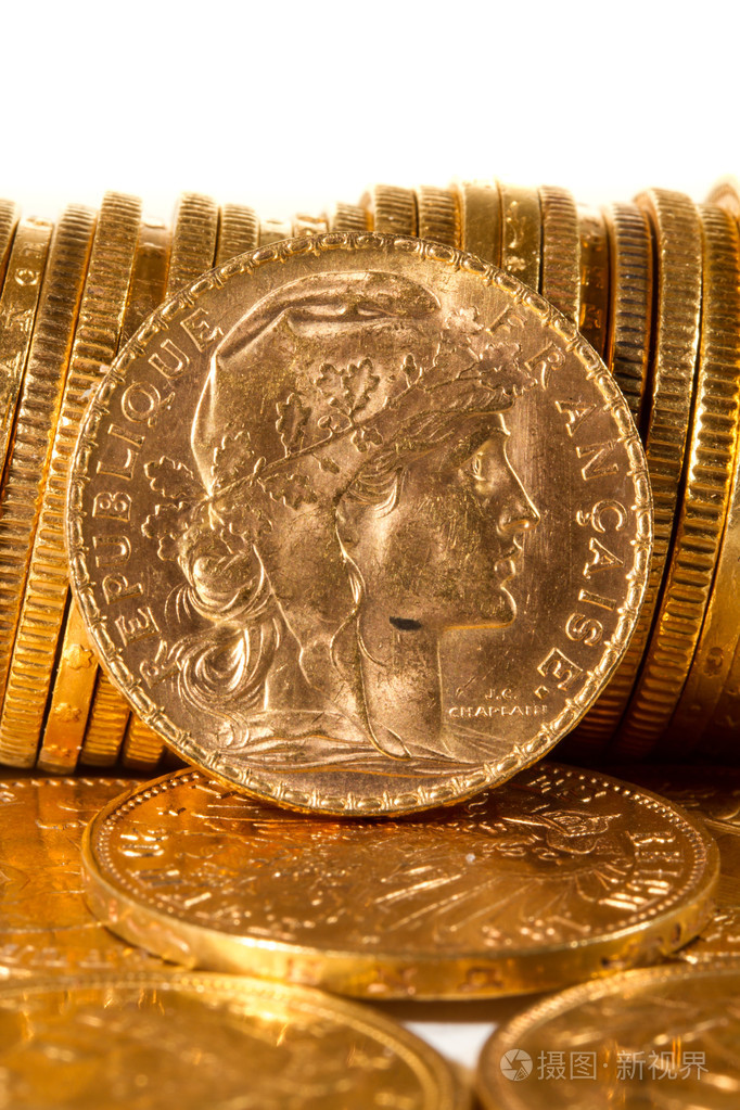 二十法国法郎硬币