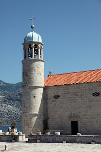 圣母教堂岩石 perast 黑山