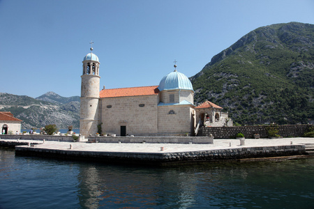 圣母教堂岩石 perast 黑山