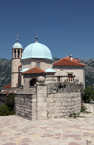 圣母教堂岩石 perast 黑山