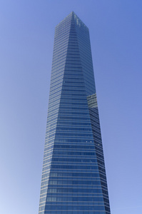 马德里城市的摩天大楼。西班牙