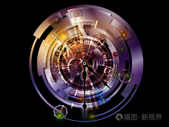 可视化的数字时钟