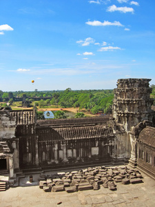 吴哥窟复杂，柬埔寨的古代佛教高棉寺庙