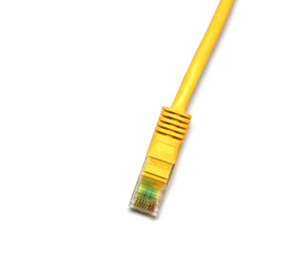 黄色网络电缆