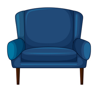 蓝垫椅子