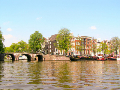 城市风景从阿姆斯特丹