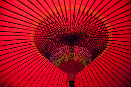 京都红日本伞