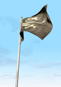 海盗旗海盗旗远图片