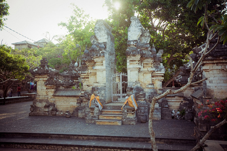 普拉乌鲁瓦图寺，巴厘岛的视图