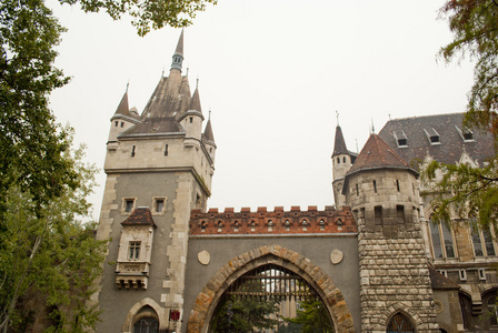 布达佩斯的vajdahunyad城堡匈牙利