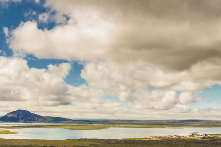 myvatn 湖冰岛