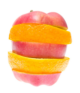 水果组成苹果和橙