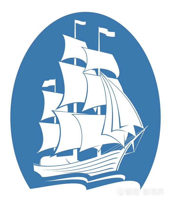 矢量船插画-正版商用图片1b6c3o-摄图新视界