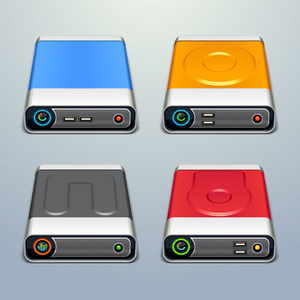 硬盘磁盘图标图片