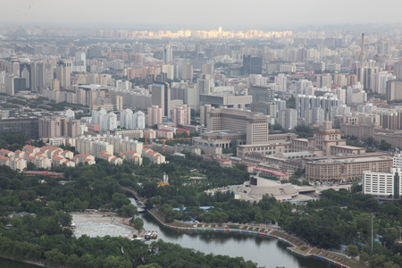 北京市，中国的城市景观