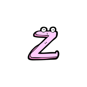 卡通字母 z