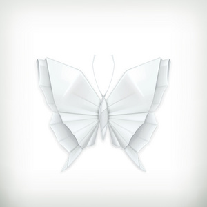 快乐的女人节.混合白纸切花, 热带叶子, 蝴蝶窗口显示.