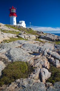 灯塔，lindesnes，挪威